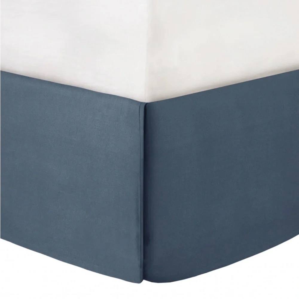 Madison Park Chatham Blue 7-piece Cotton Sateen Comforter Set Queen